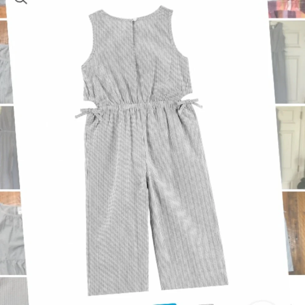 NWOT Carter’s Striped Seersucker Jumpsuit, Size 12